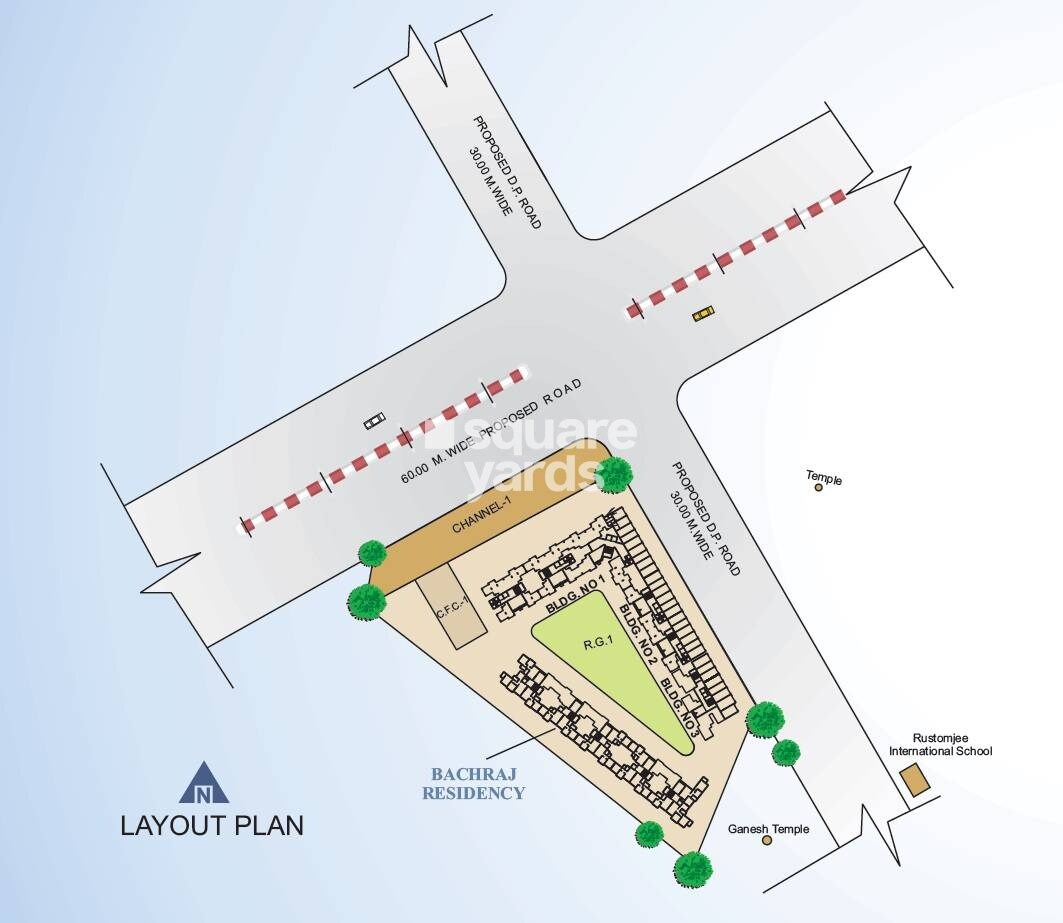 Bachraj Residency Master Plan Image