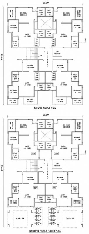 Bhakti Avenue Floor Plans