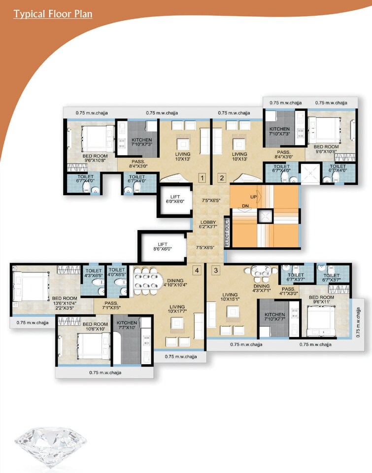 Bhavani Heights Floor Plans