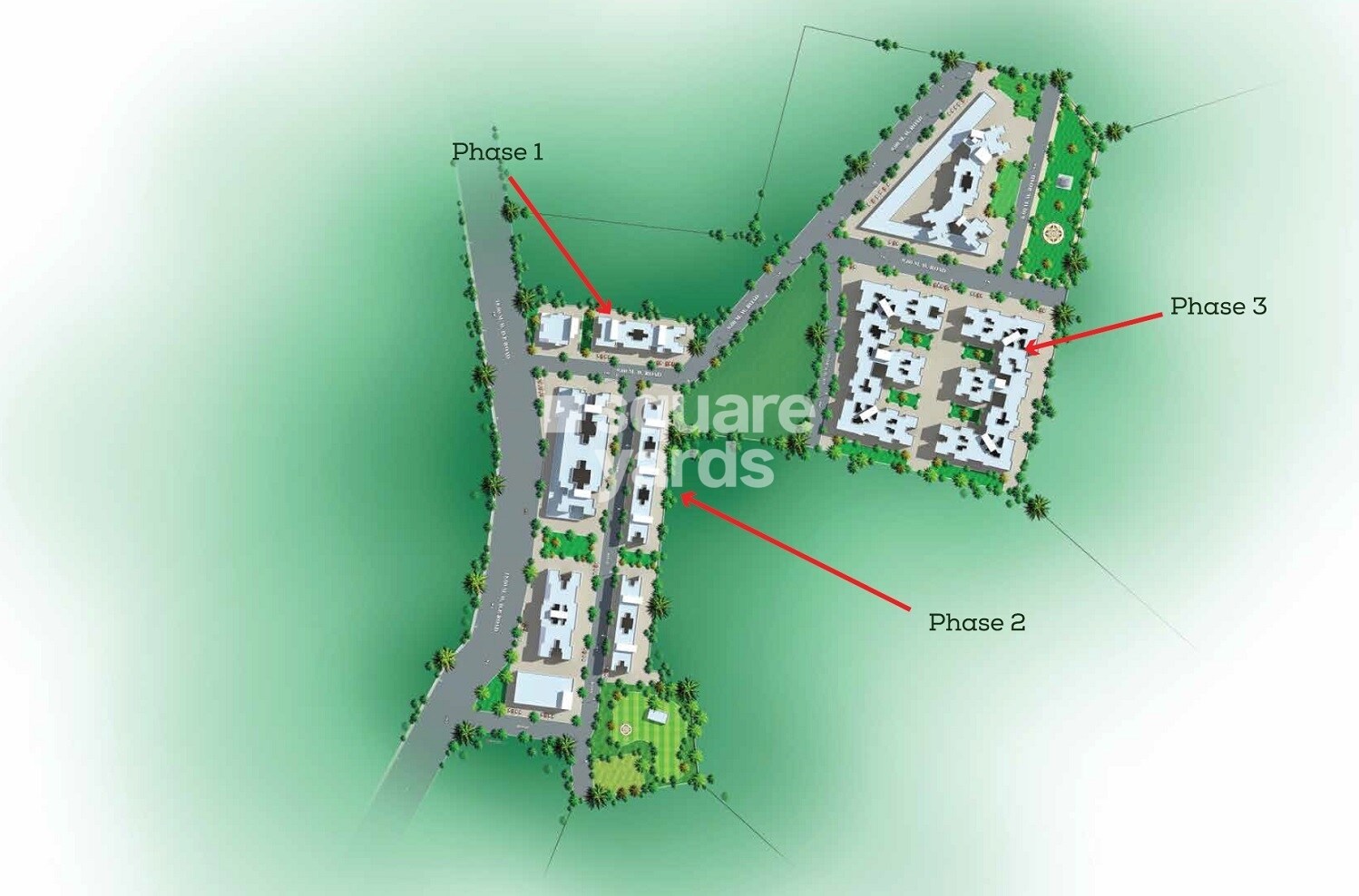 Cello-Decent-Homes_an aerial view of a large group of trees