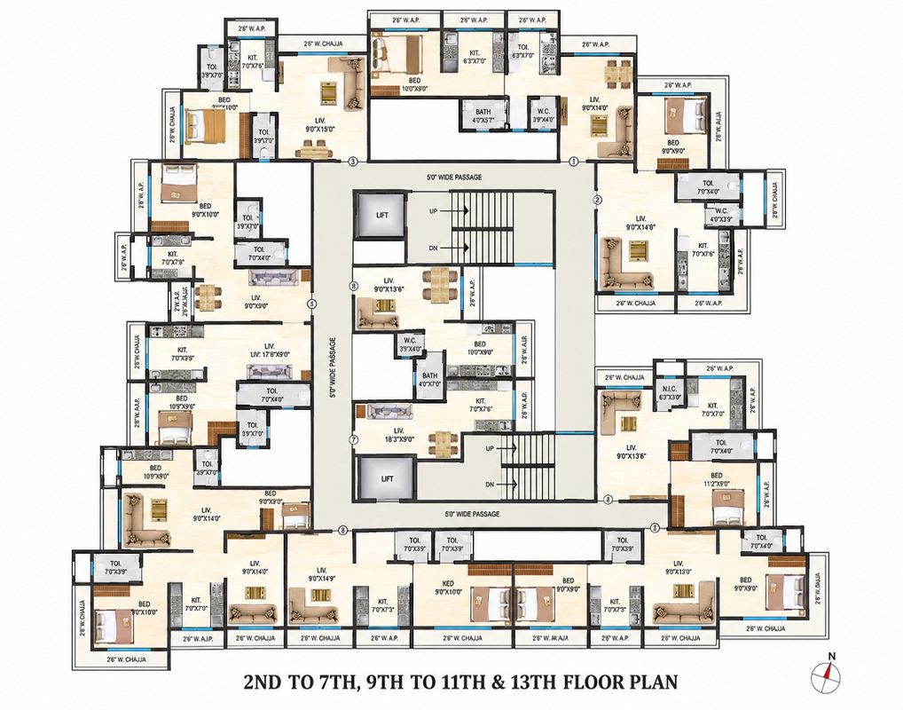 Chintamani Ayodhya Dham Floor Plans