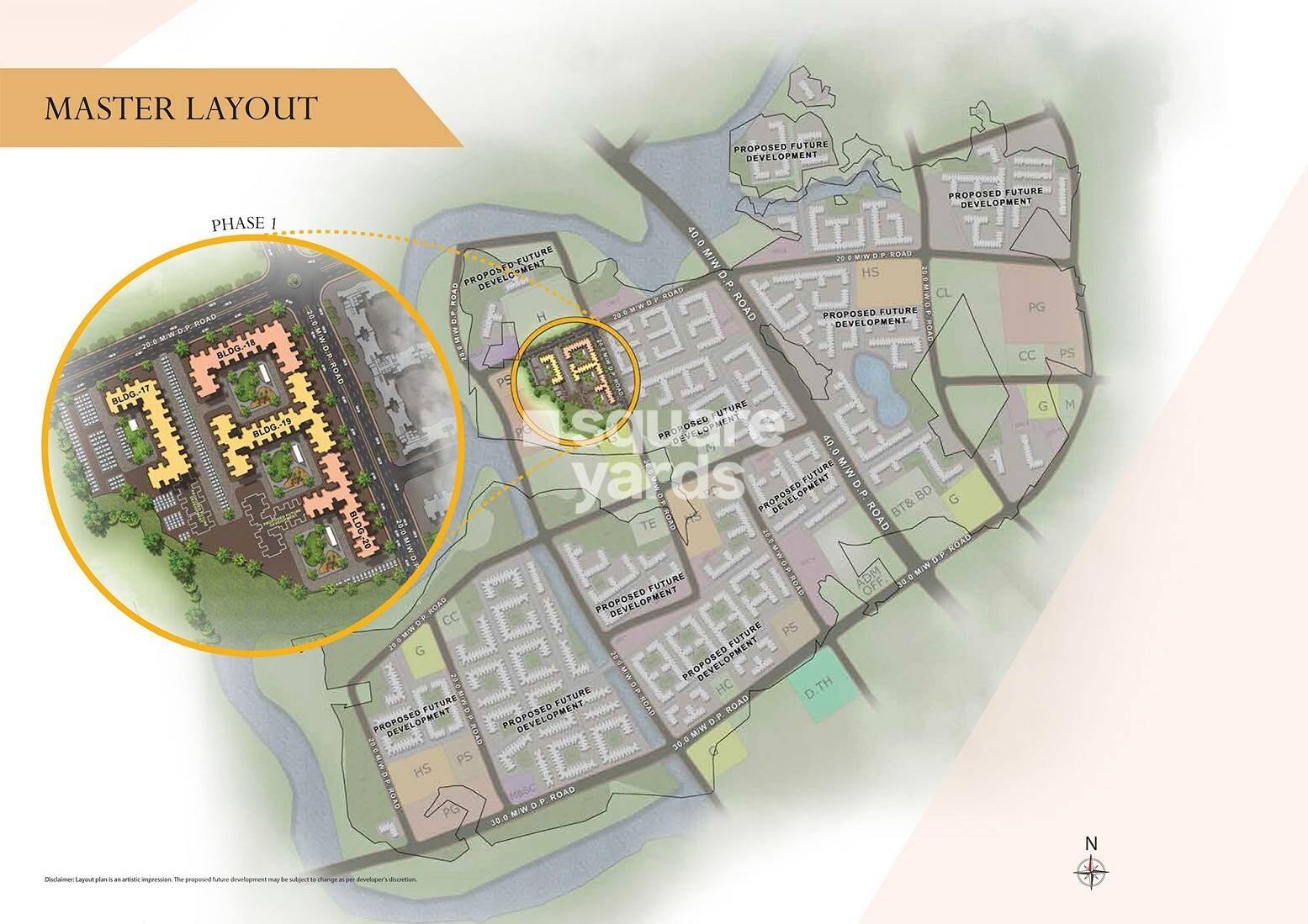 Conceptual Suraksha Smart City Phase I Master Plan Image