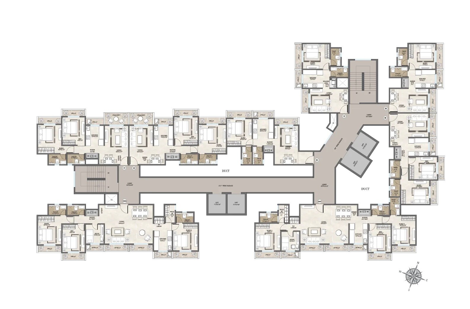 Cosmos Senenity Floor Plans