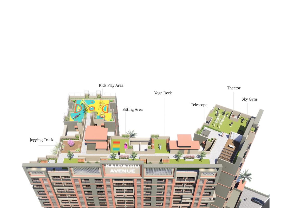Crowngold Kalpatru Avenue Amenities-Features
