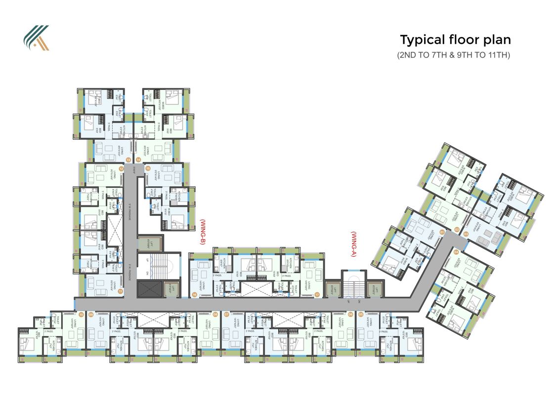 Crowngold Kalpatru Avenue Floor Plans