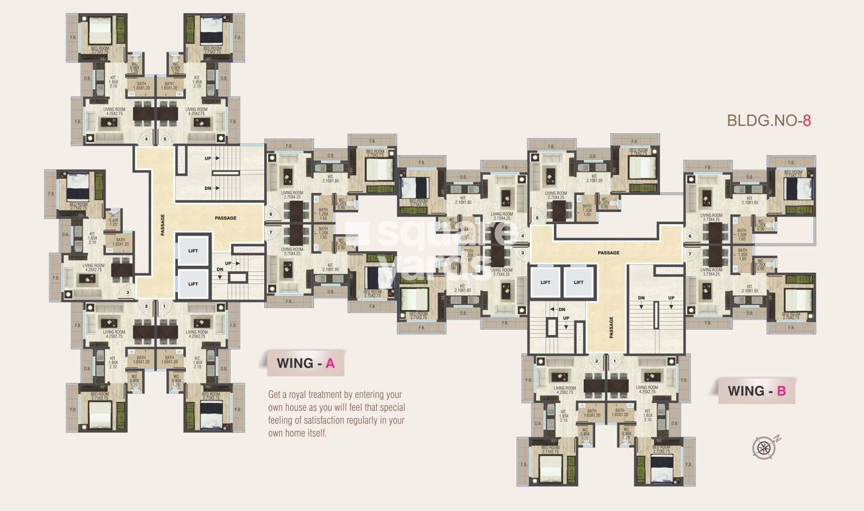 D G Land Sheetal Sejal Floor Plans