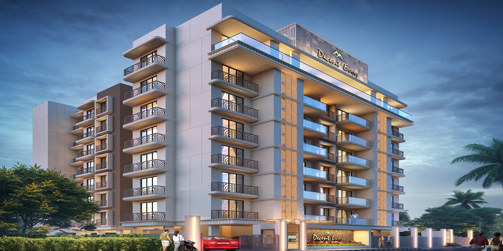 Decent Evoq residential project in Vishnu Nagar