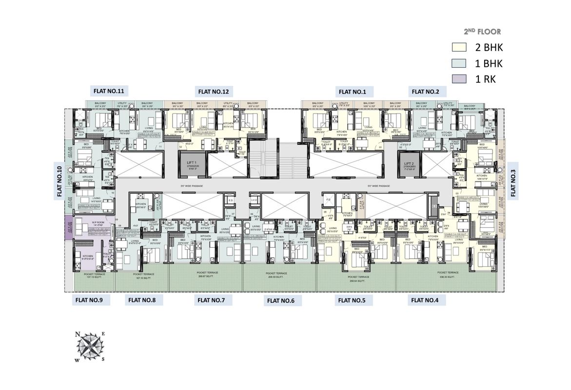 Deep Vaibhav Floor Plans