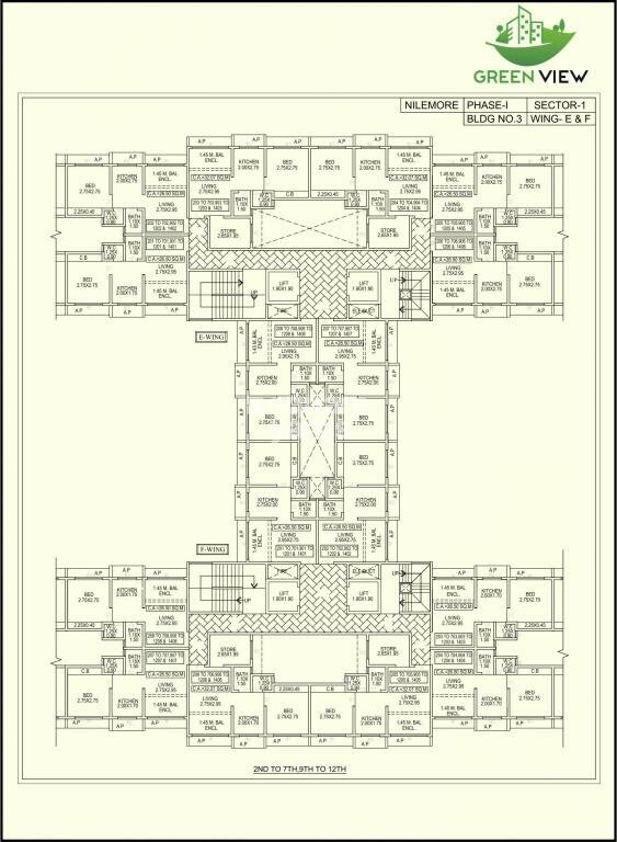 Delight Green View Apartment Floor Plans 2