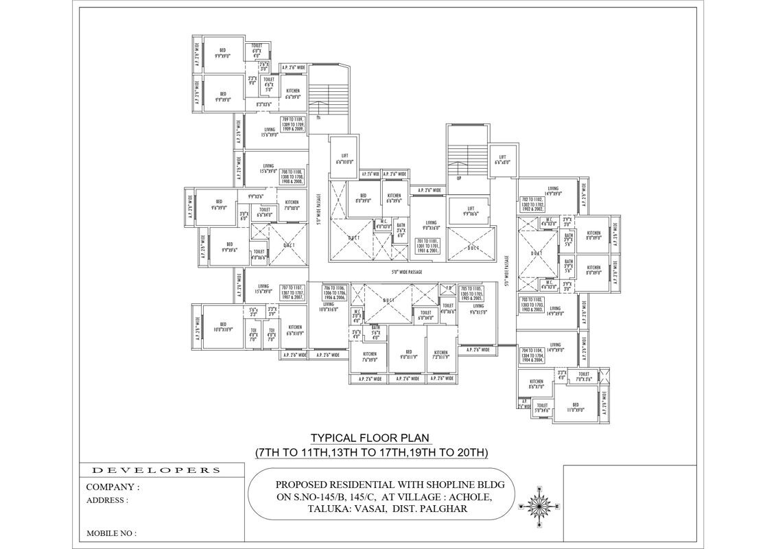Dhananjay Starlight Floor Plans