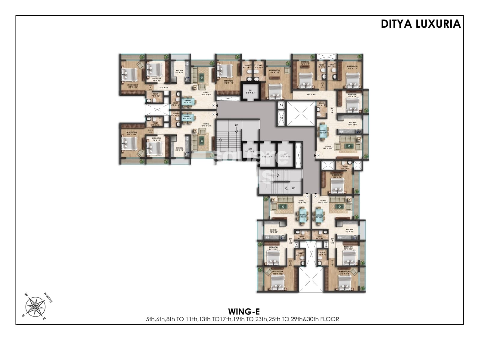 Ditya Luxuria Floor Plans 3