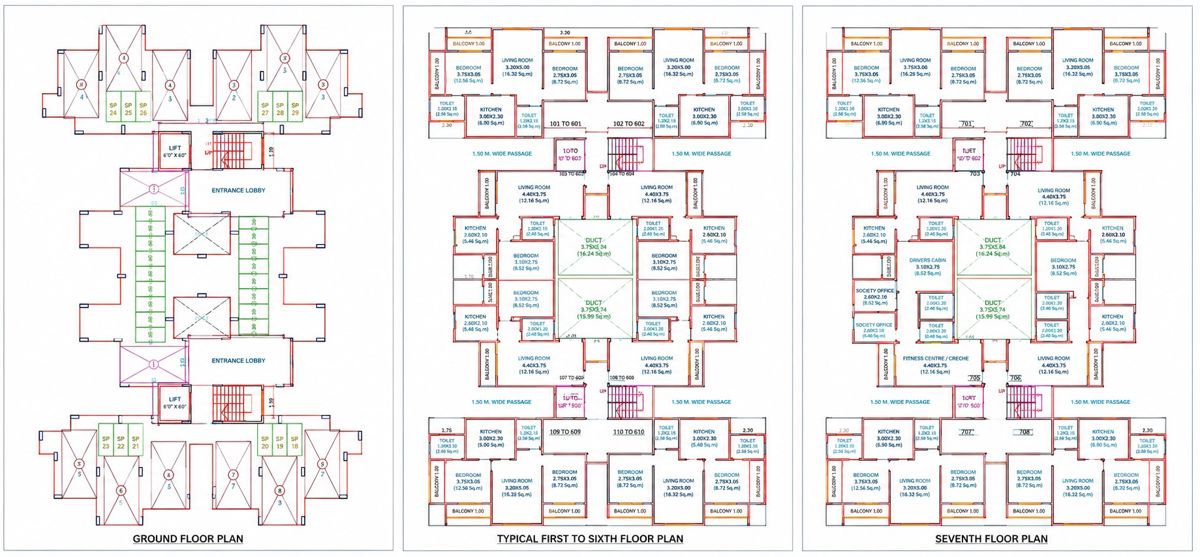 Divya Darshan Floor Plans