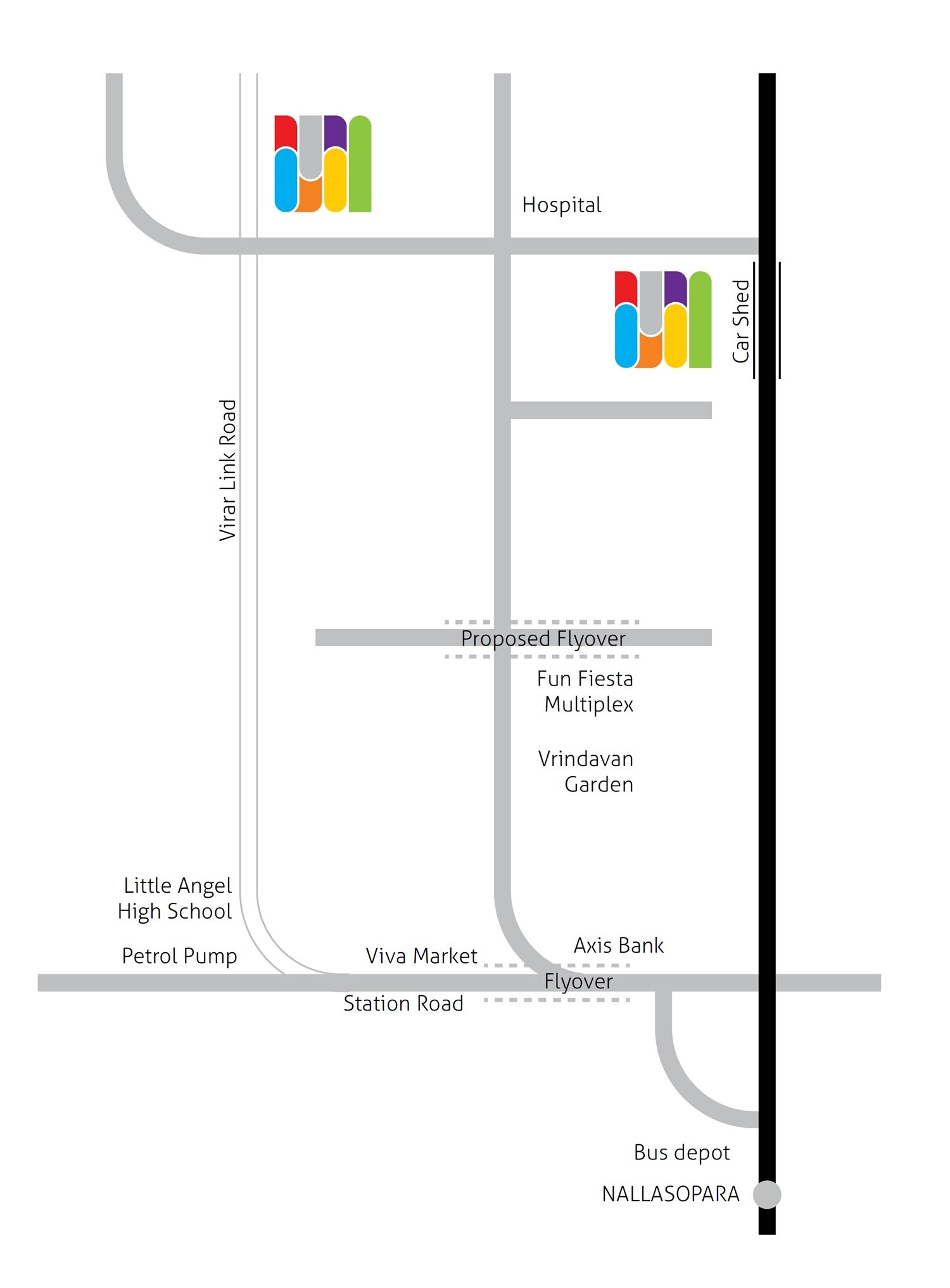 Dudhwala Ayan Residency Phase 1 Location Image