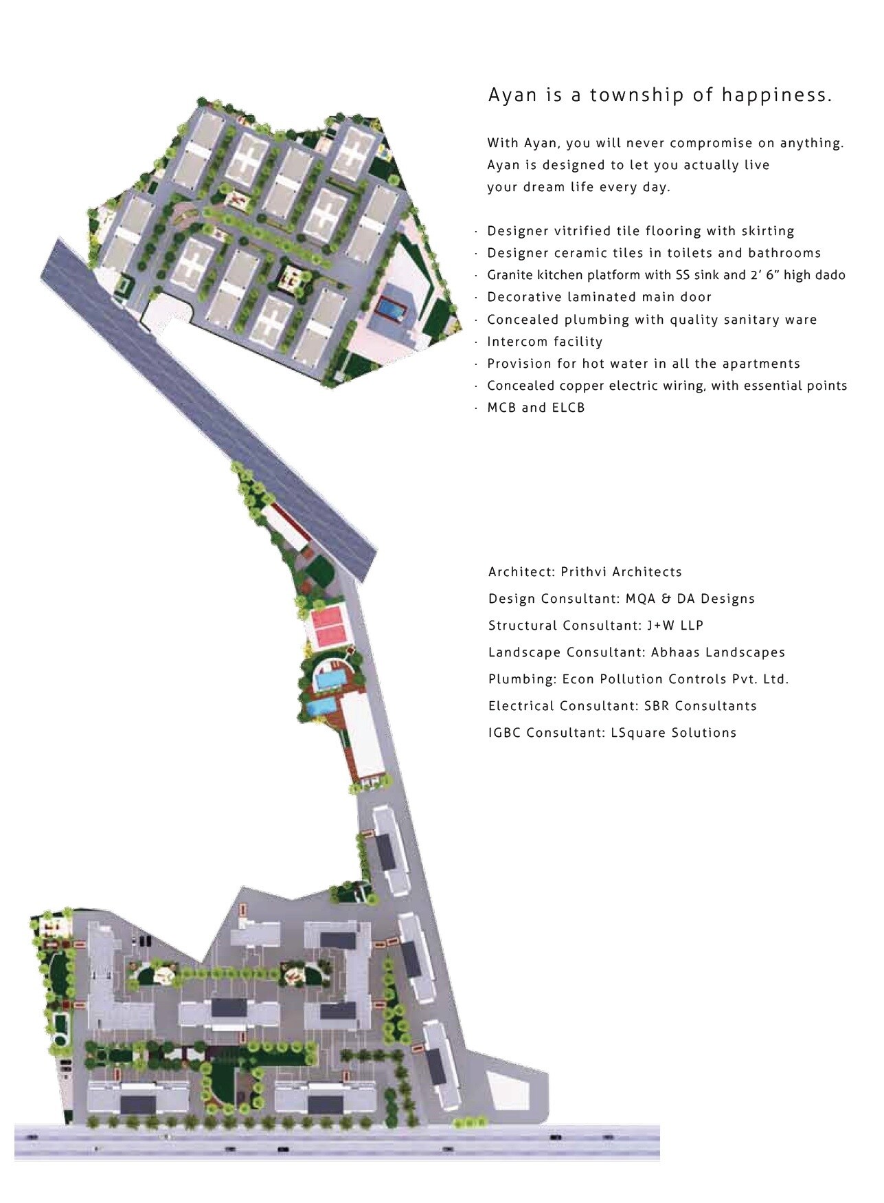 Dudhwala Ayan Residency Phase 1 Master Plan 1