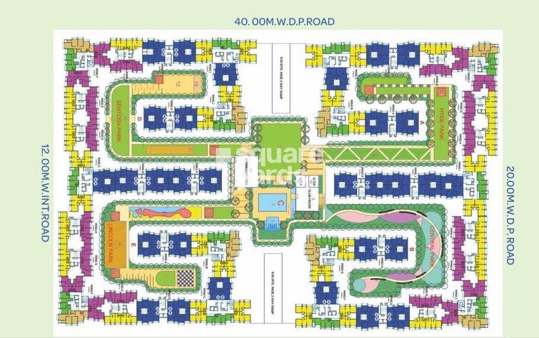 Ekta Parks Ville Master Plan Image