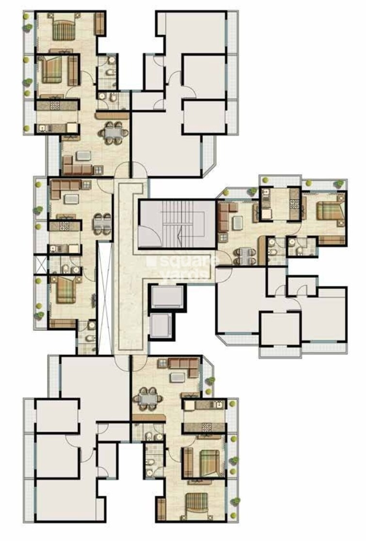 Ekta Parksville Phase 4 Floor Plans
