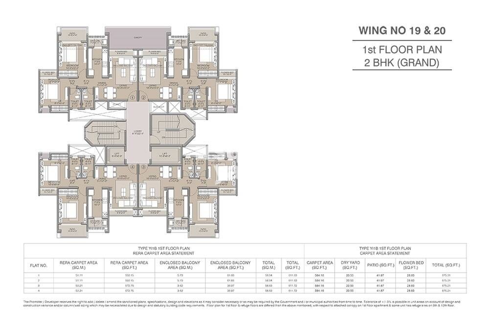 Evershine Amavi 303 Phase 2 Floor Plans