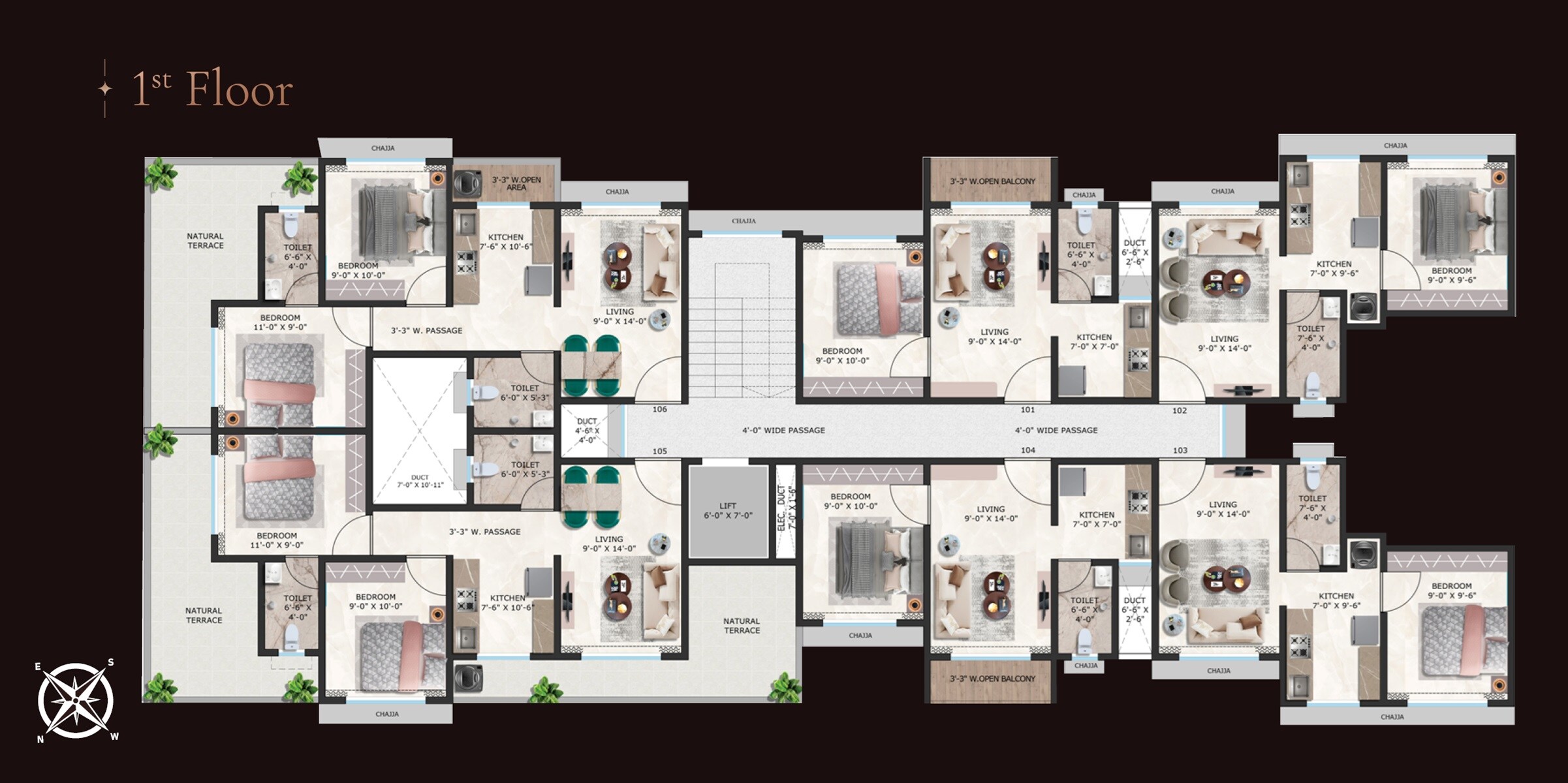 Fia Aangan Floor Plans 1