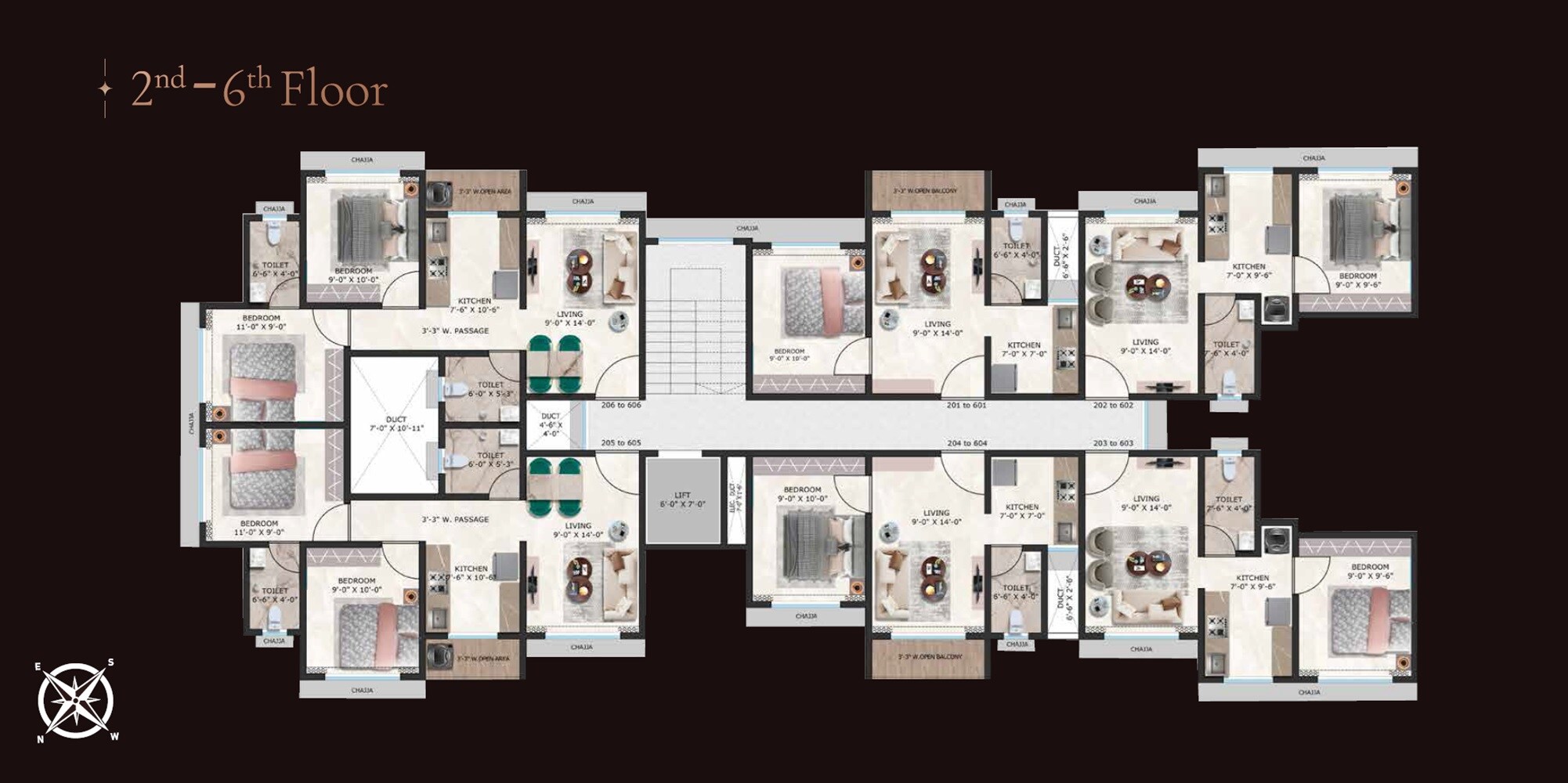 Fia Aangan Floor Plans