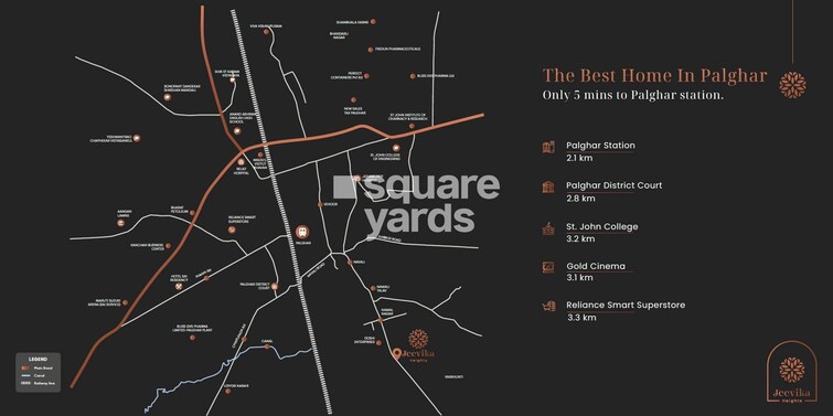 Fia Jeevika Heights Location Image