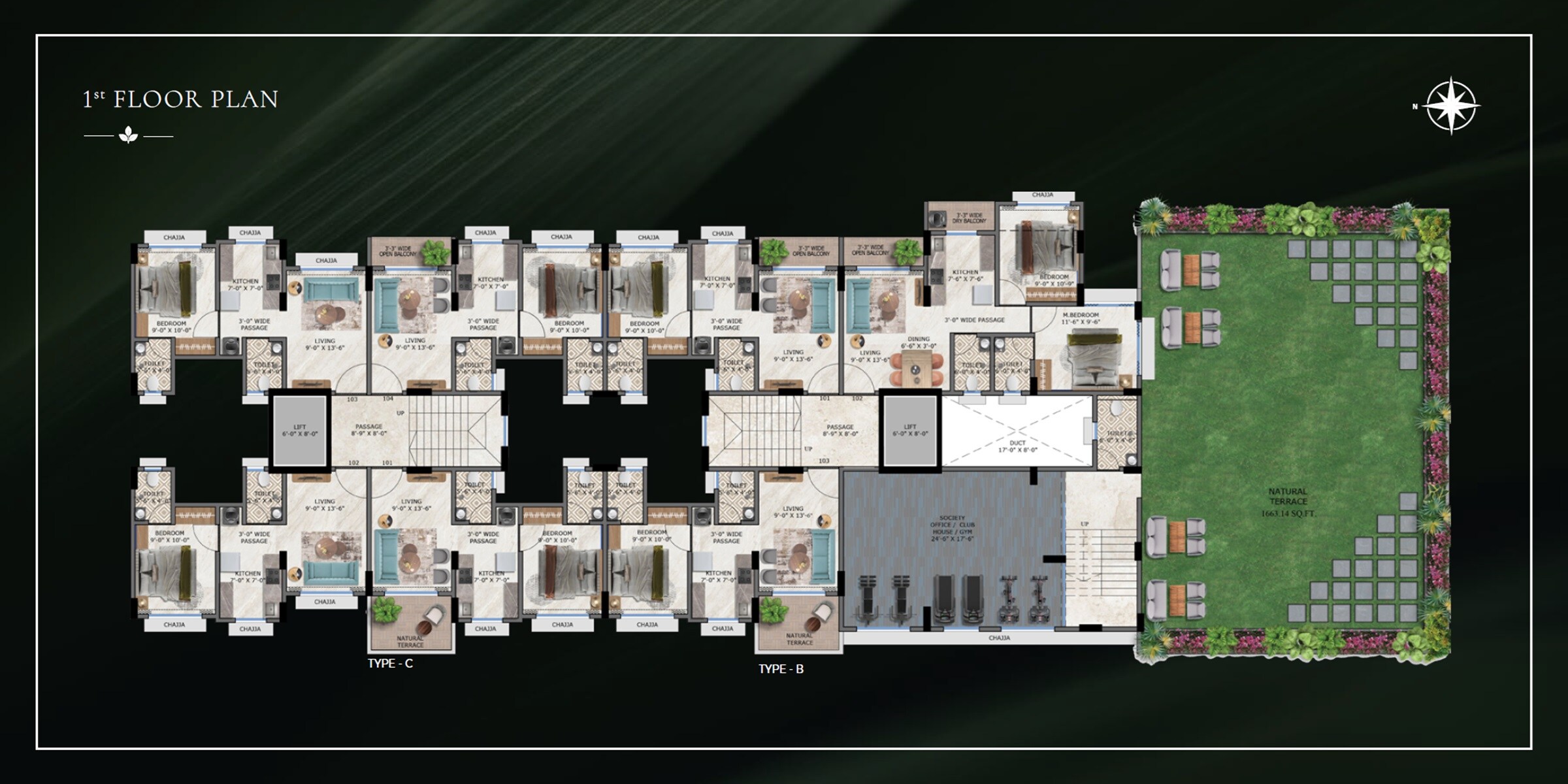 Fia Vatika Floor Plans