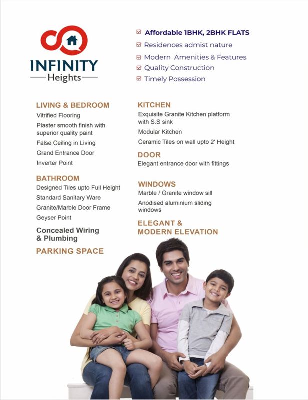 Ganesh Infinity Heights Specification