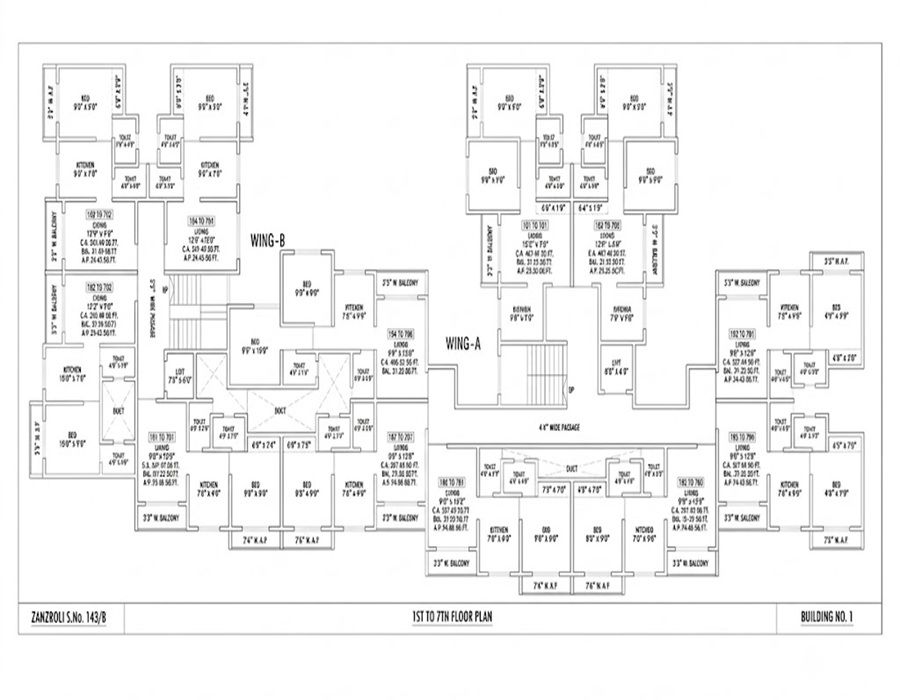 Gaurav Shiv Sai Apartment Floor Plans