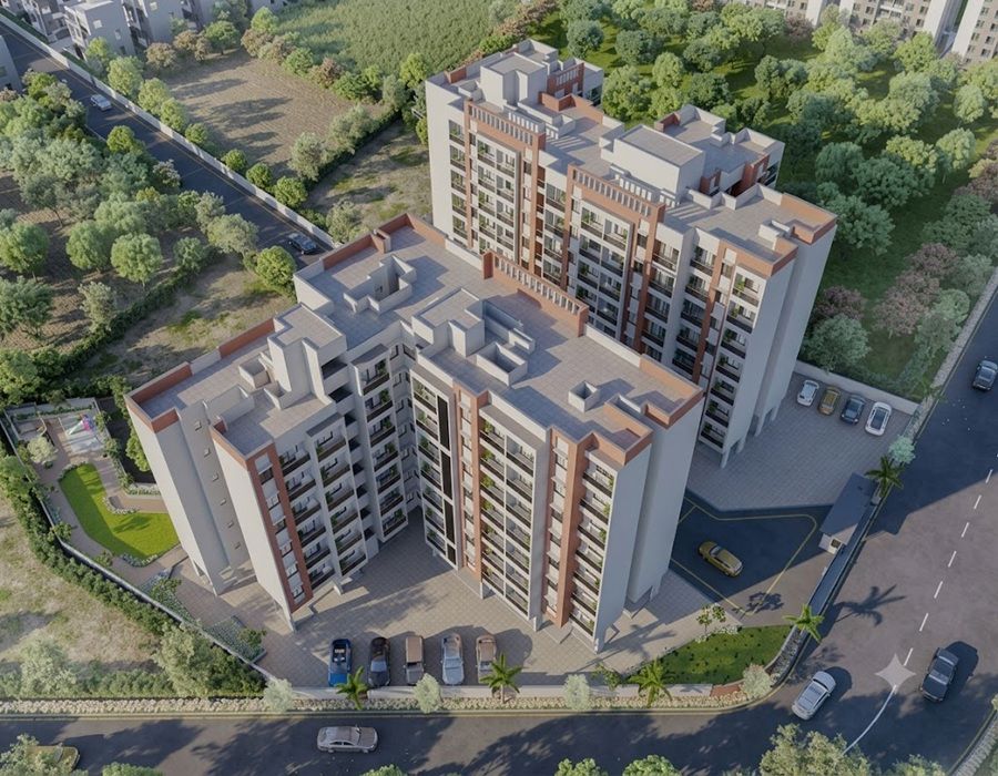Gaurav Shiv Sai Apartment Tower View