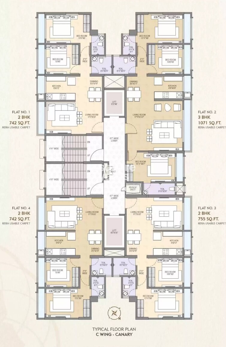 Ghanshyam Canary Floor Plans