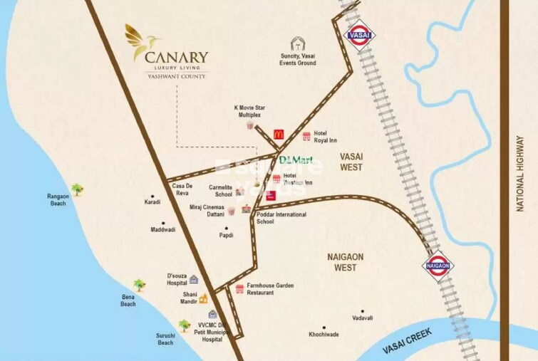 Ghanshyam Canary Location Image