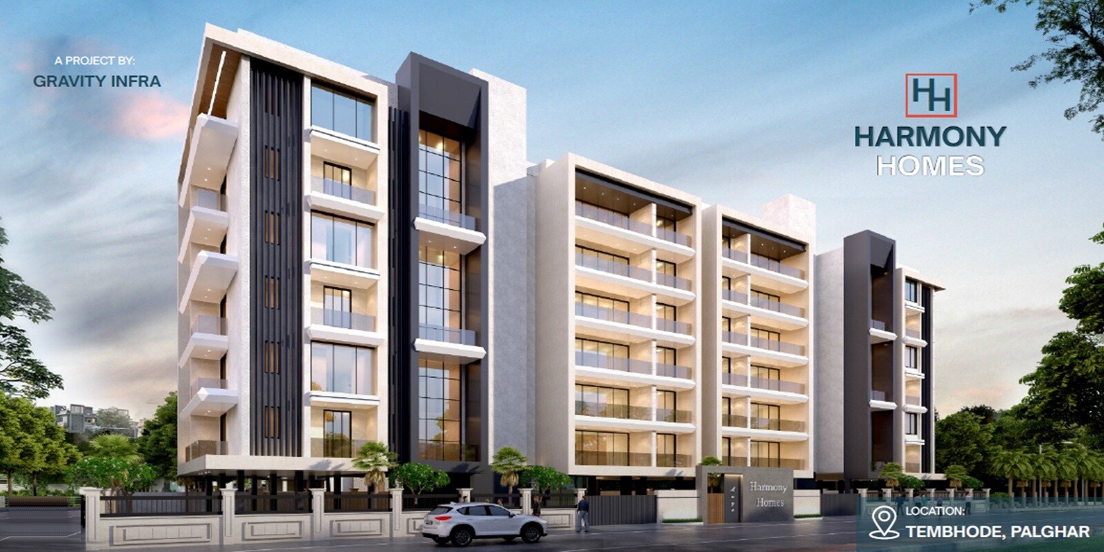 Gravity Harmony Homes residential project in Tembhode