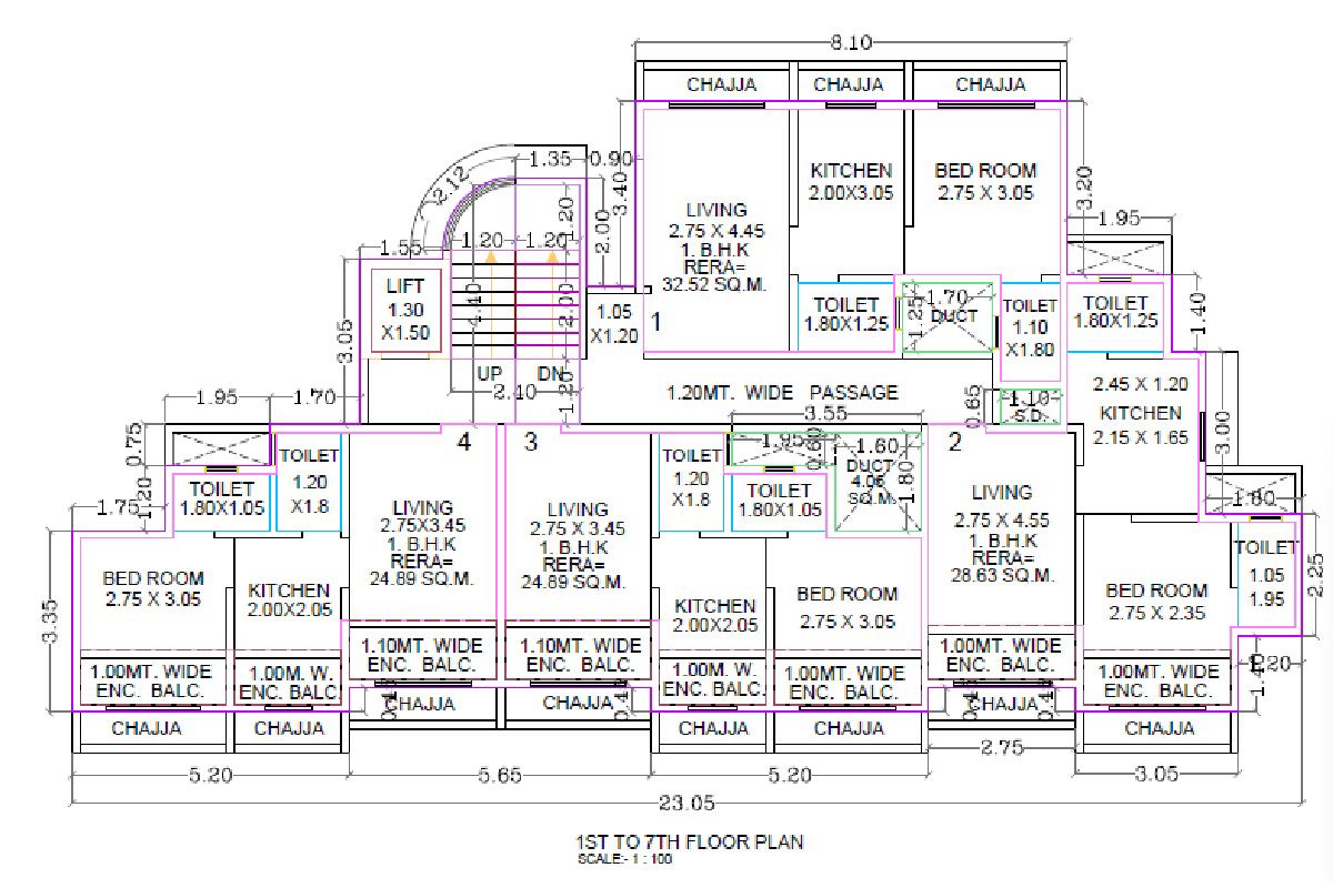 GRS Vartak Tower Floor Plans