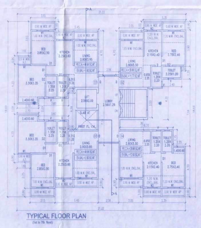 HOS Mauli Residency Floor Plans