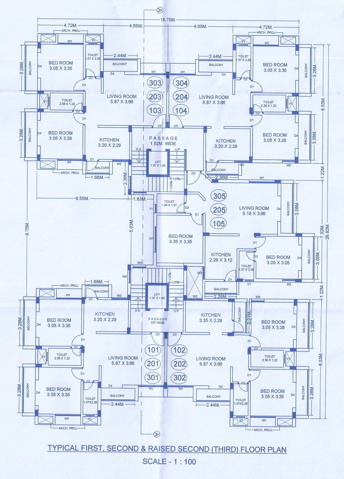 HV Vinod Park Floor Plans