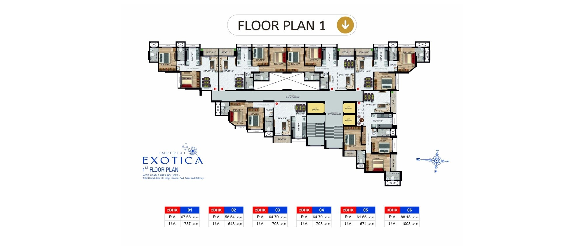 Imperial Exotica Floor Plans