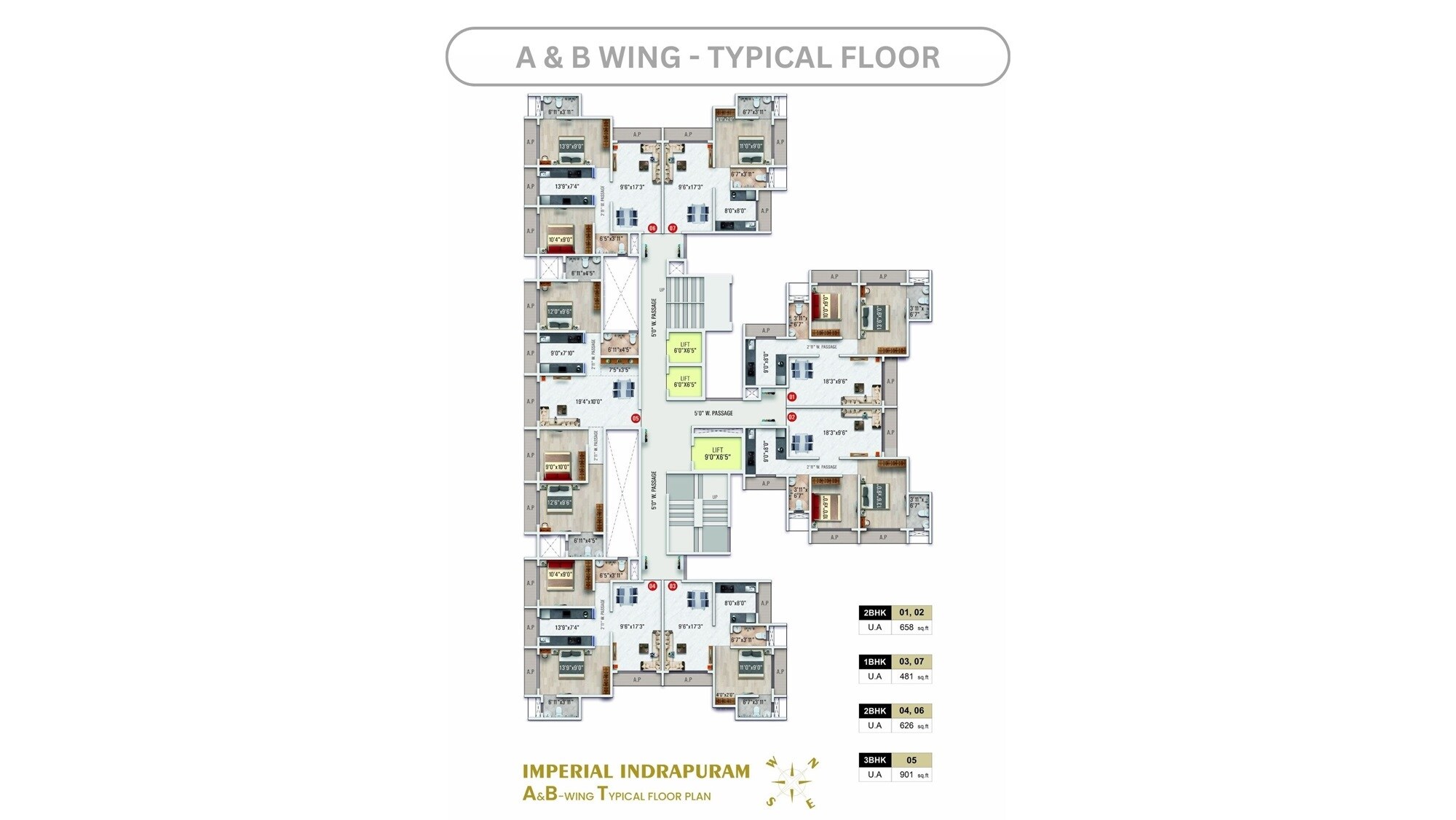 Imperial Indrapuram Floor Plans 1