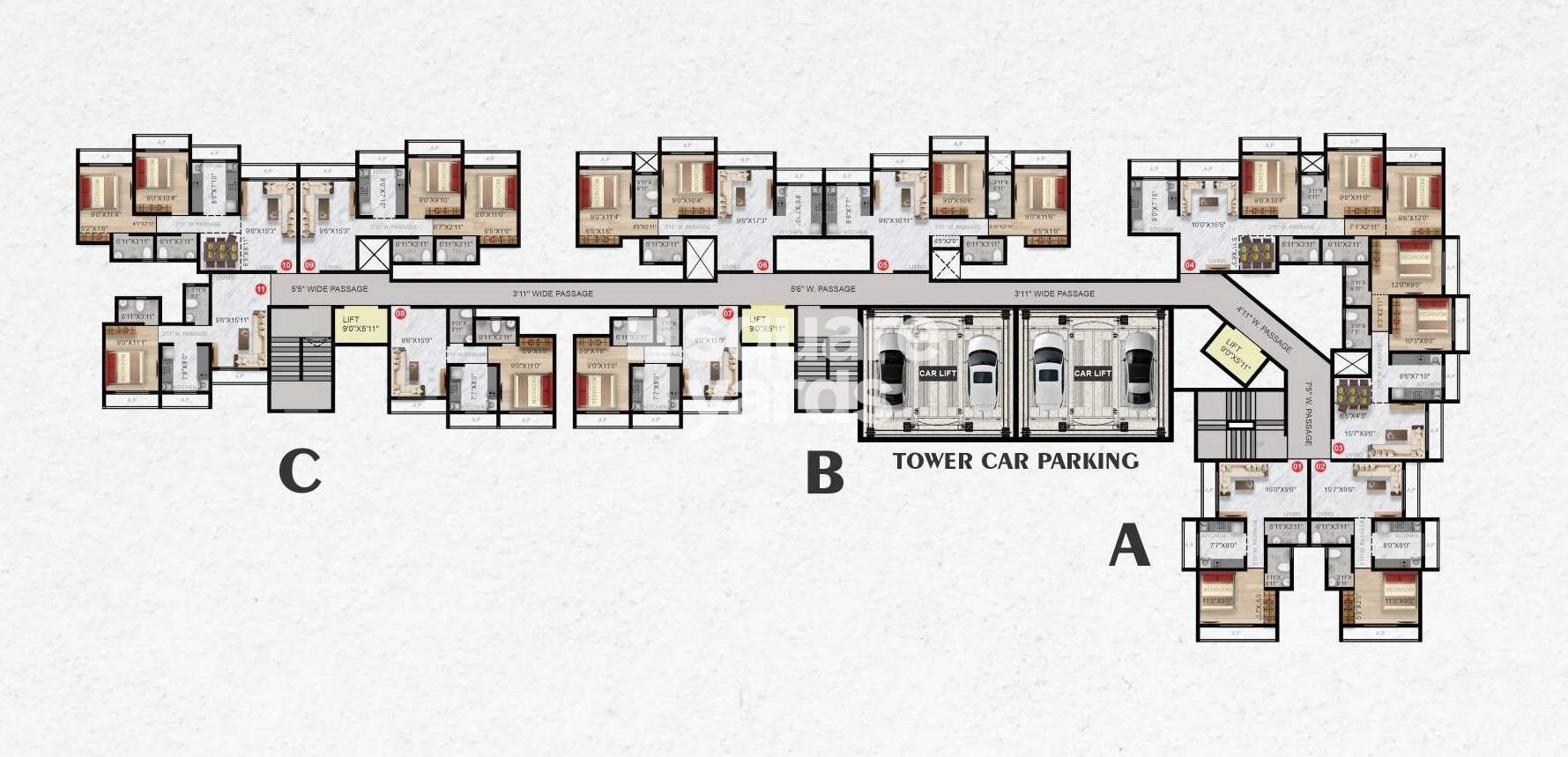 Imperial Paramount Floor Plans