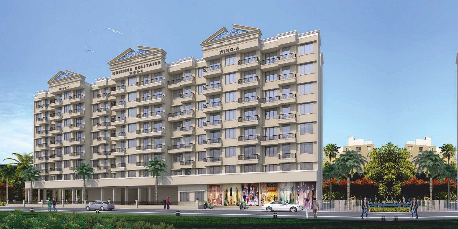 Inspiration Krishna Solitaire residential project in Mahim