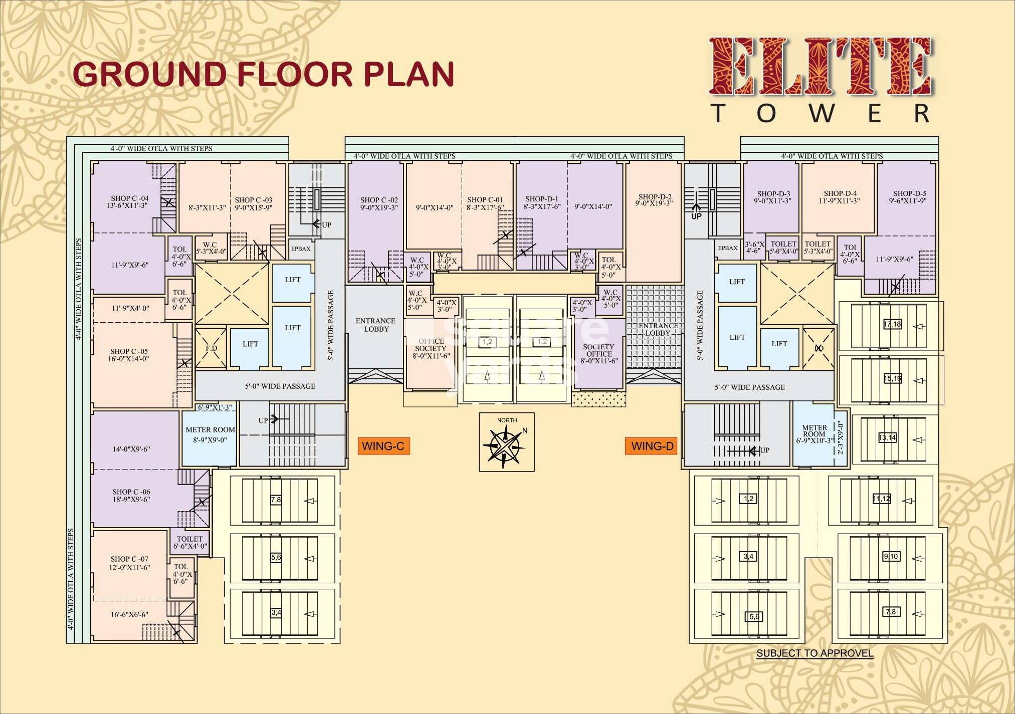 JP Elite Tower Floor Plans 1