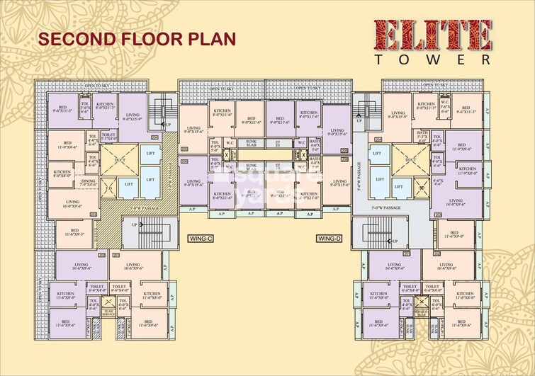 JP Elite Tower Floor Plans 3