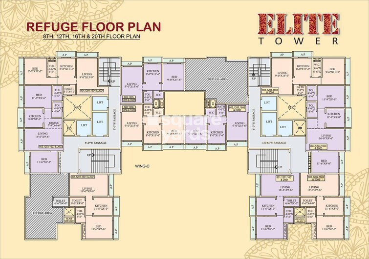 JP Elite Tower Floor Plans 5