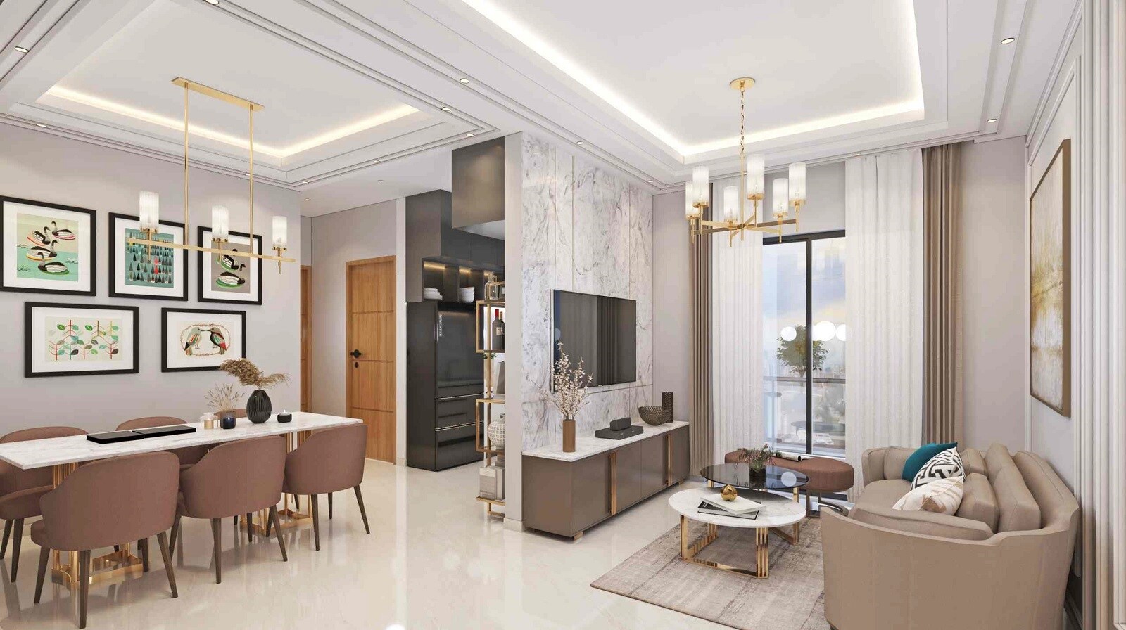 JP Ruchita Bliss Apartment Interiors 1