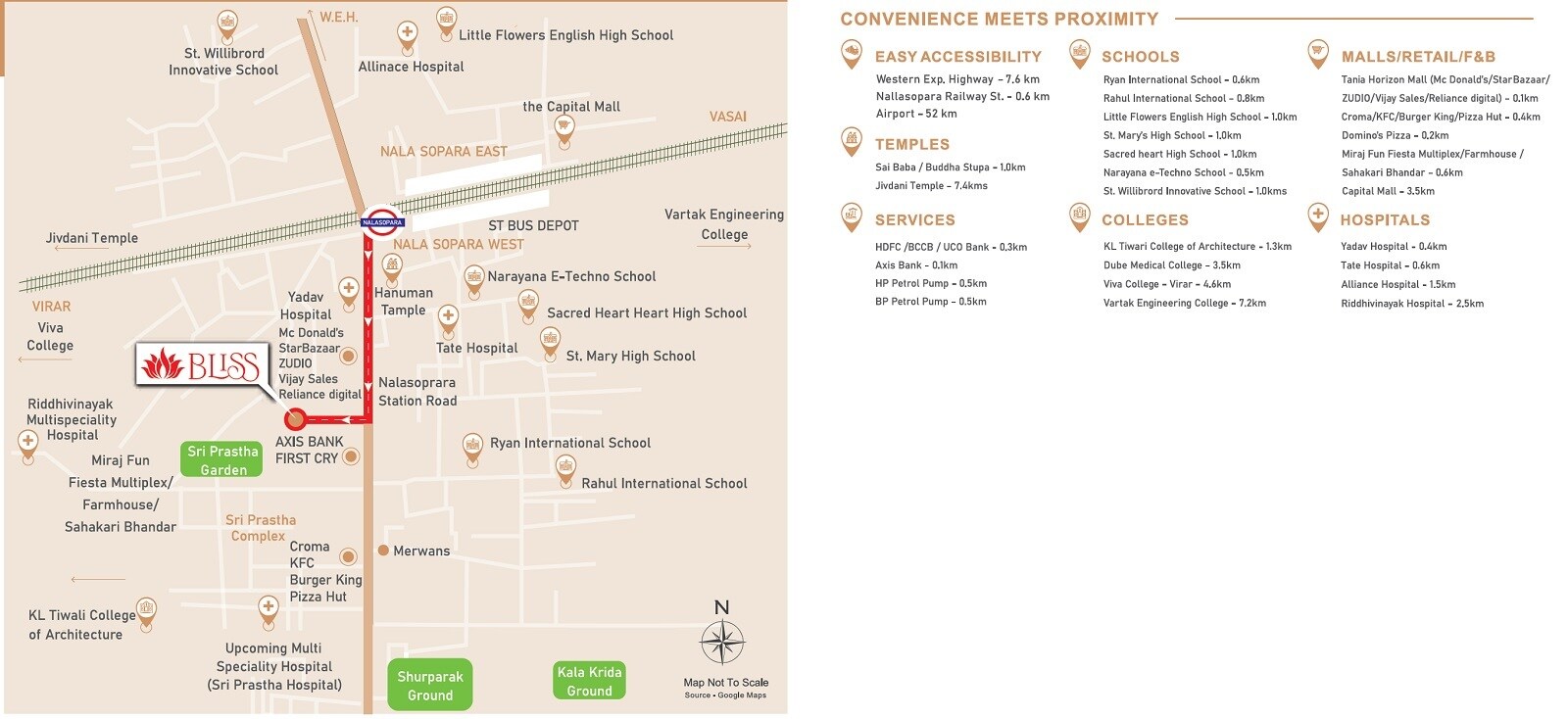 JP Ruchita Bliss Location Image