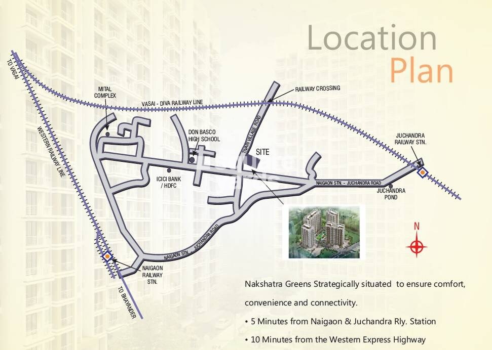 JSB Nakshatra Greens Location Image