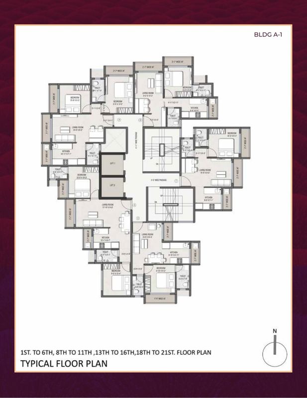 JSB Nakshatra Nirvaana Floor Plans