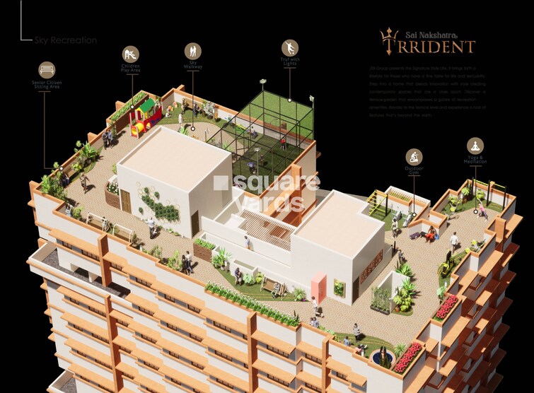 JSB Sai Nakshatra Trrident Tower View 2
