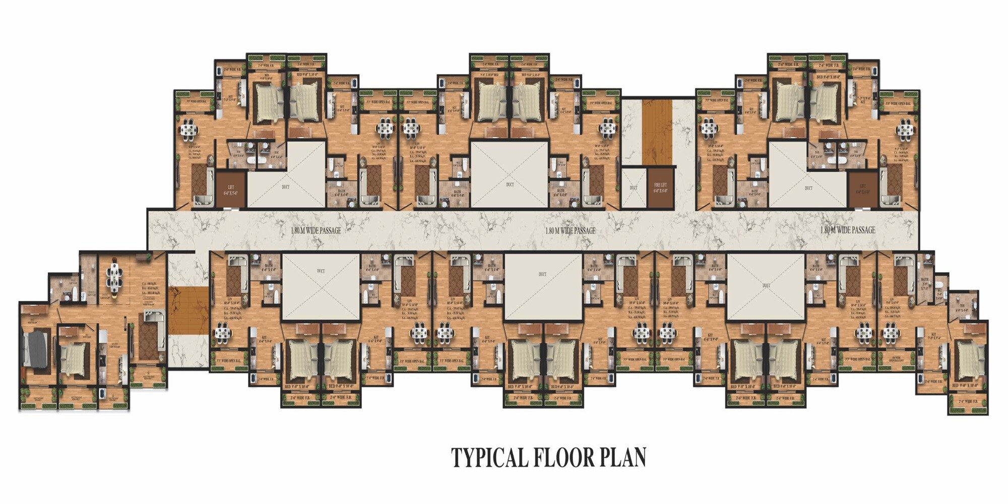 KA Skyline Towers Floor Plans