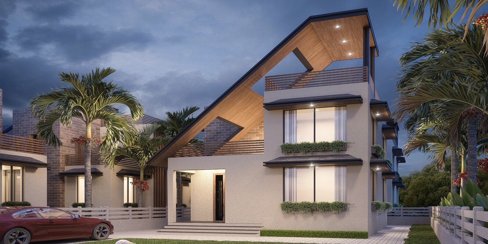 Karnik Aaranyam residential project in Posheri