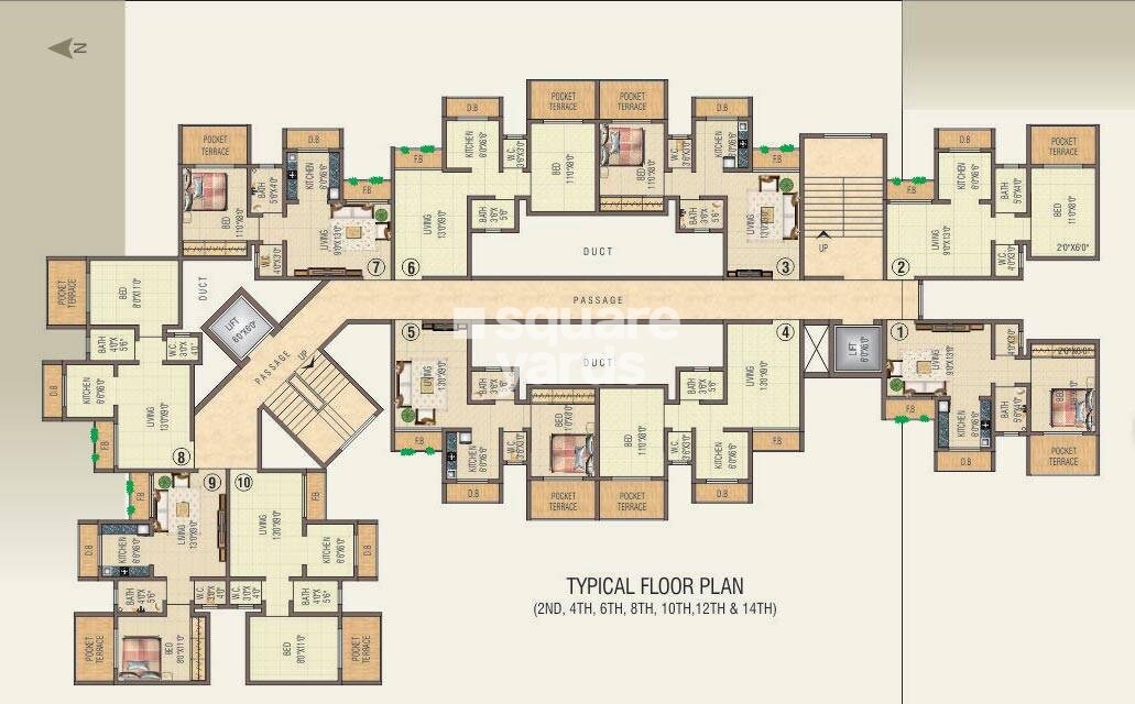 KM Narmada Mohan Floor Plans