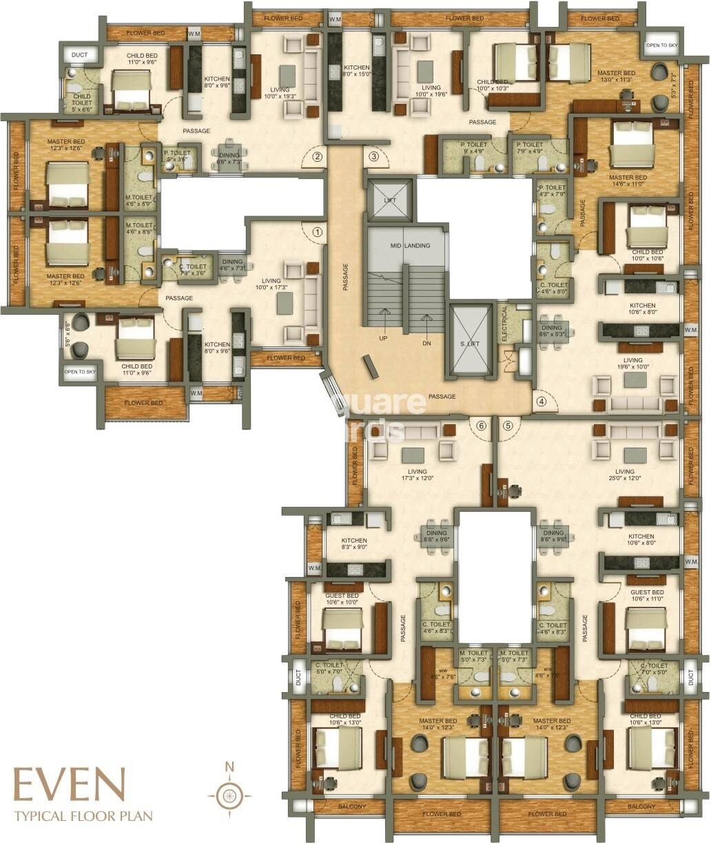 KT Vasai One Floor Plans 1